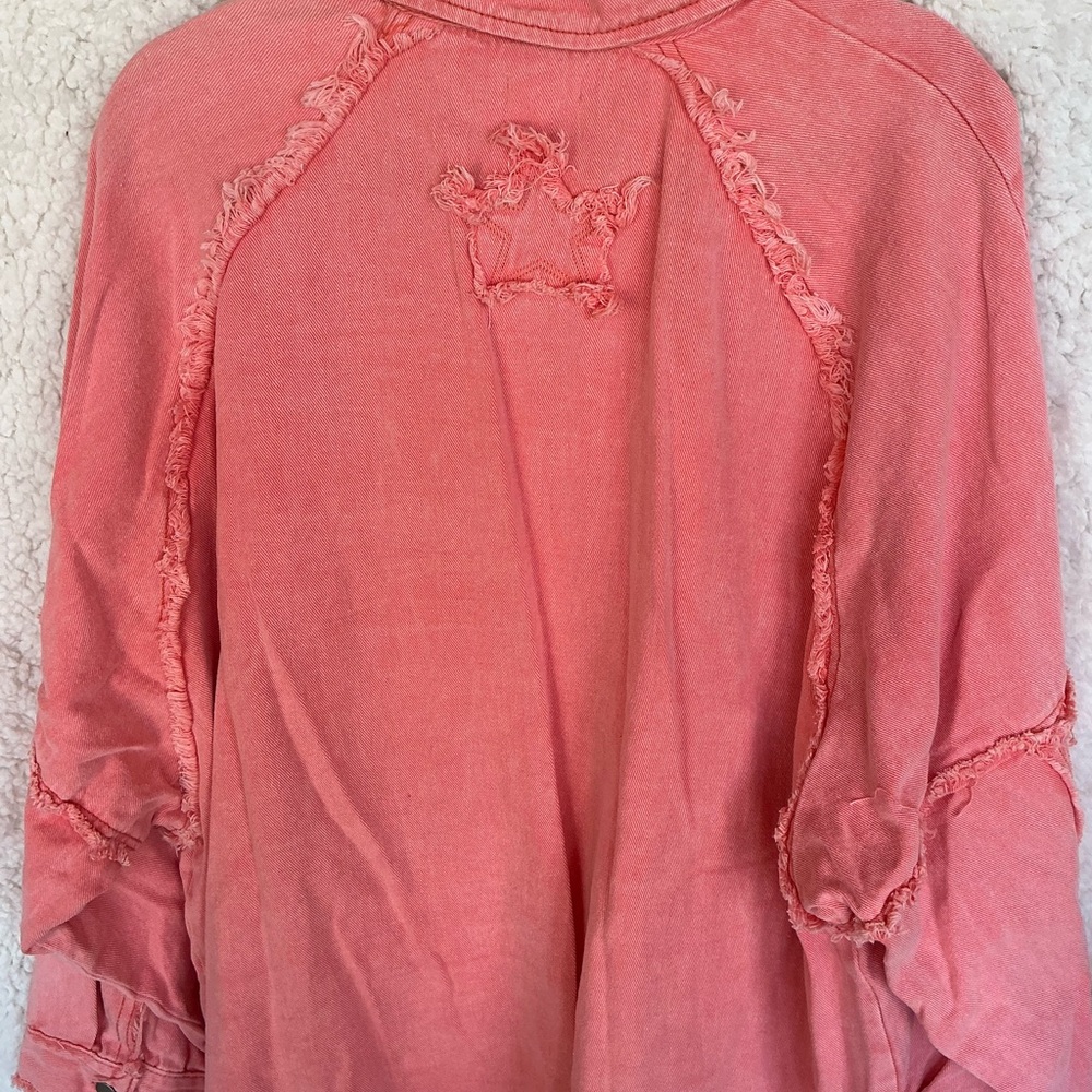 POL Pink Jean Jacket - Picture 3 of 3